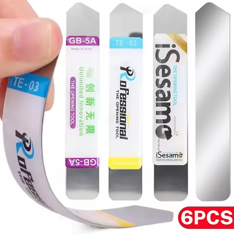 Electronics Repair Kit - 1-6 adet Metal düz yumuşak bıçaklı