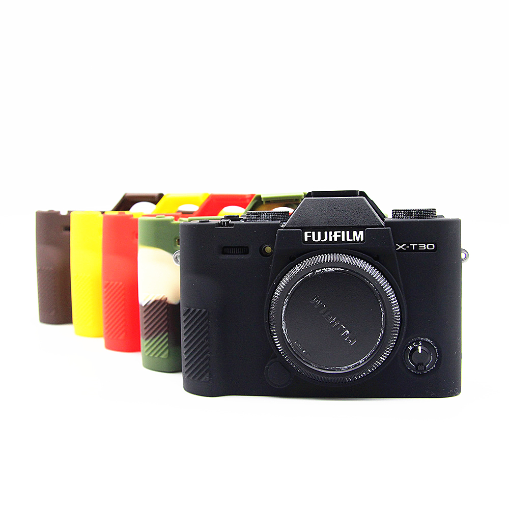 Fujifilm Camera X-T30 Ii - Yumuşak Silikon Kauçuk Kılıf çerçeve Cilt