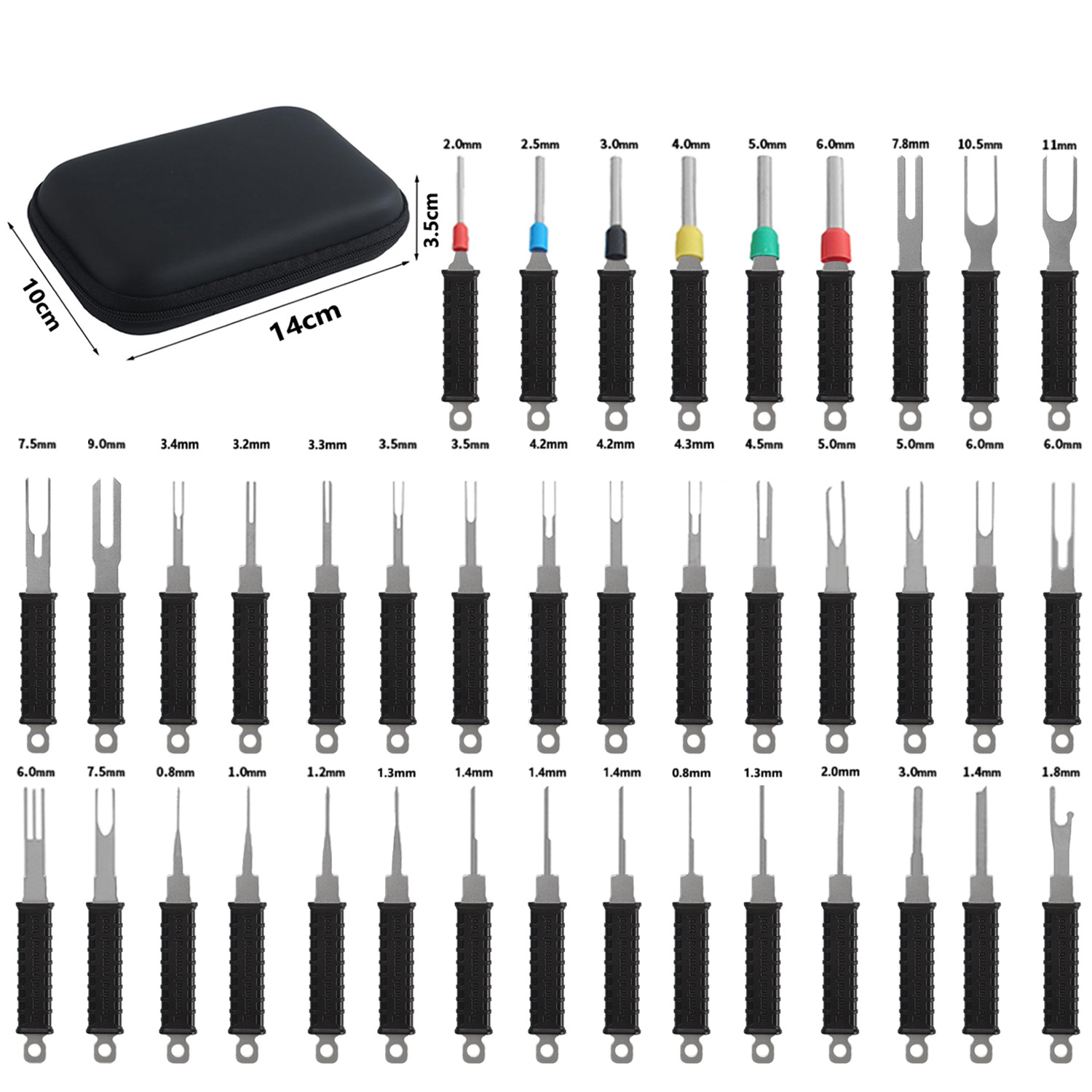 Electronics Repair Kit - Araba Terminali Çıkarma Alet Seti, Kılıflı