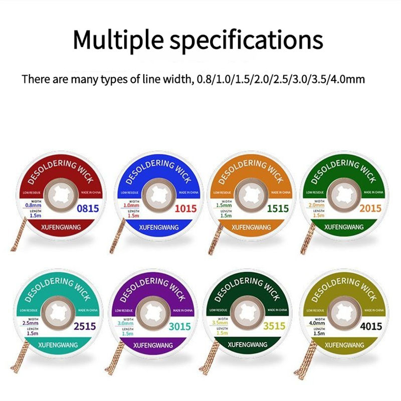 0.8-4mm 1.5M Lehim Sökme Örgüs - Solder Wick Braid incelemesi ve fiyatı