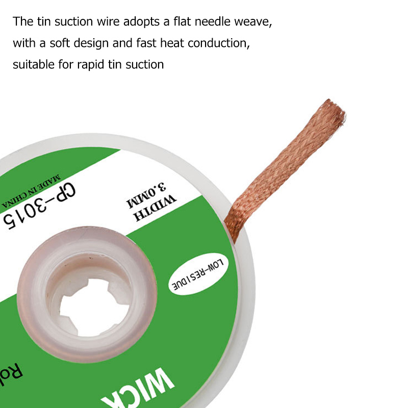 1.5M sökme örgü örgü lehim sök - Solder Wick Braid incelemesi ve fiyatı